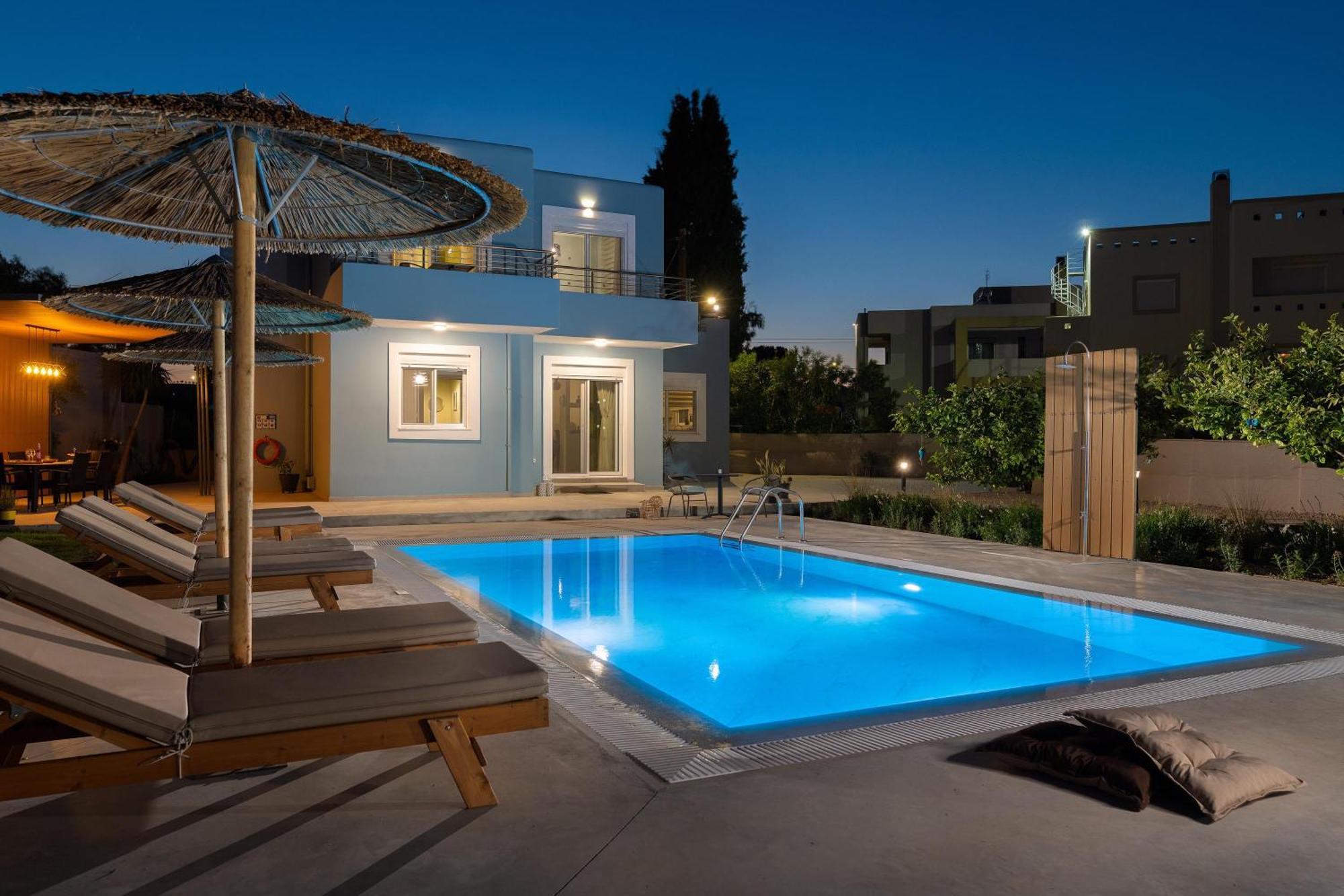 Ethria Pool Villa With Heated Jacuzzi Αφάντου Εξωτερικό φωτογραφία